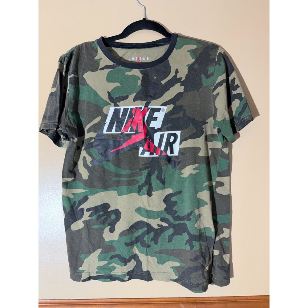 Jordan Brand Camo Nike Air Graphic T-Shirt Youth XL 13-15